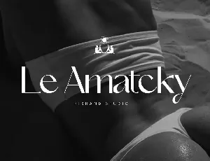 Le Amatcky font