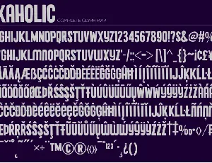 Punkaholic font