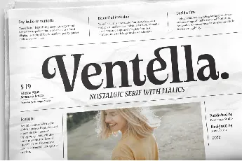 Ventella Trial font