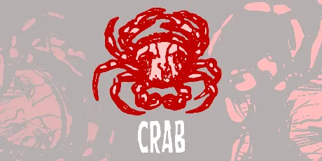 Crab font