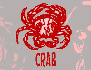 Crab font