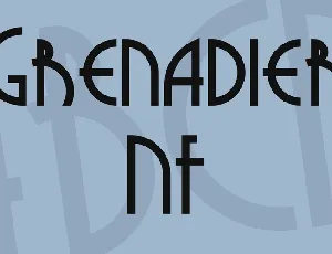 Grenadier NF font