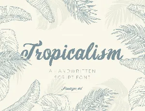 Tropicalism font