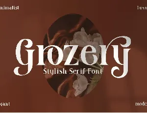 Grozery font