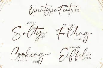 Hasta la Vista Signature font