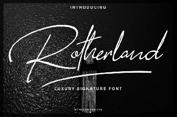 Rotherland Signature font