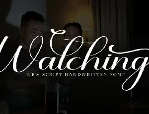 Watching Script font