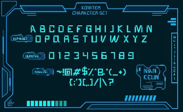 Komiter font