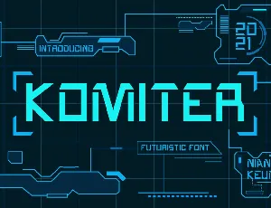 Komiter font