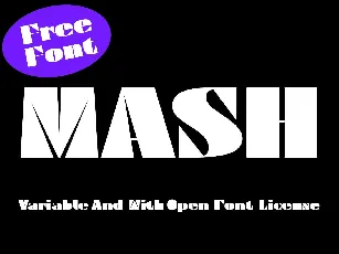 Mash font