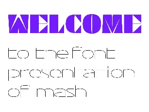 Mash font