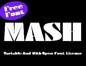 Mash font