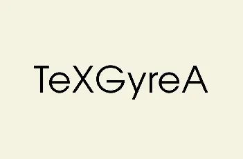 Tex Gyre Adventor font