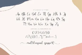 Lovely Girly Calligraphy font