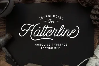 Hatterline Script + Sans Free font