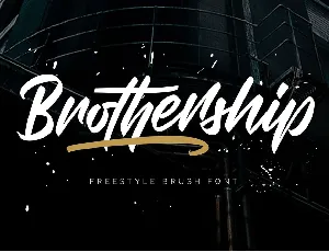 Brothership font