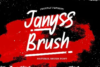 Janyss Brush font