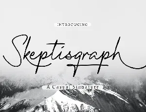 Skeptisgraph font