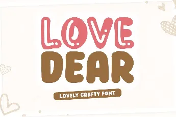 Love Dear - Personal Use font