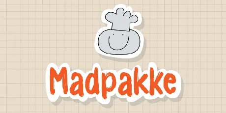 Madpakke DEMO font