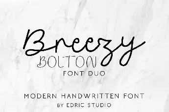 Breezy Bolton DEMO font