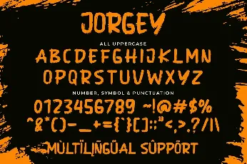 Jorgey font