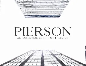 Pierson font