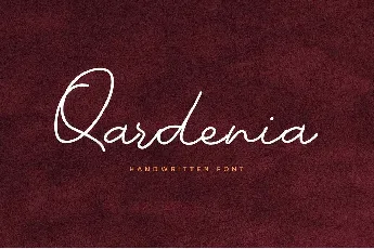 Qardenia font