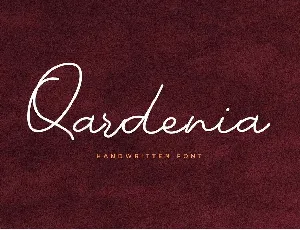 Qardenia font