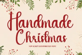 Handmade Christmas font