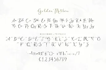 Golden Motion Demo Version font