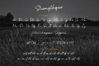 Strengthque font