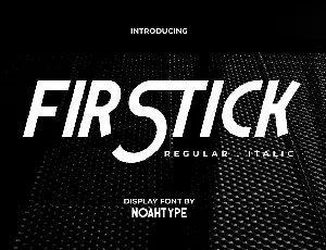 FirstickDemo font