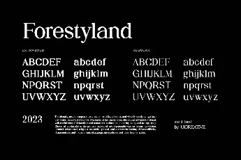 Forestyland font