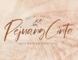 Pejuang Cinta Script font