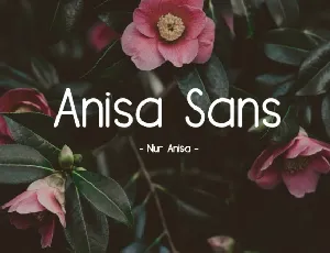 Anisa Sans Serif font