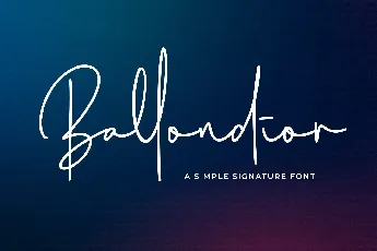 Ballondior font