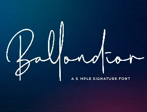 Ballondior font