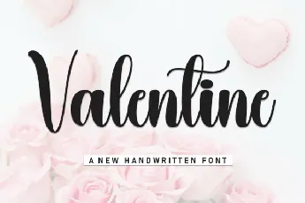 Valentine Script Typeface font