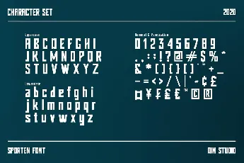 Sporten Classic Sport Display font