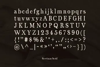 CF Savetana Demo font