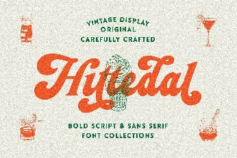 Hittedal font