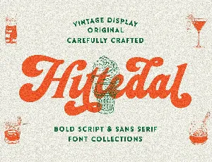 Hittedal font