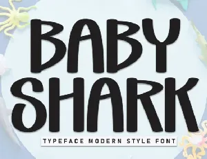 Baby Shark Display font