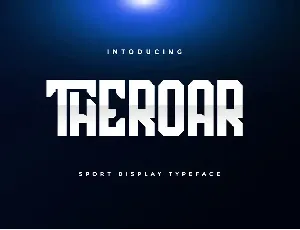 Theroar font