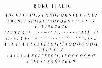 Roku font