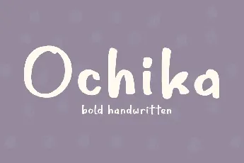 Ochika font