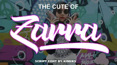 Zarra font