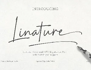 Linature font