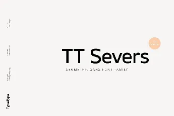 TT Severs font